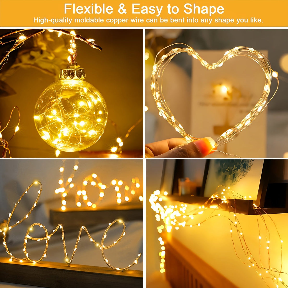Light Up Halloween Night with Magical Copper Wire Fairy Lights 🎃✨