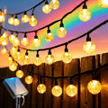100/50/20 LED Outdoor Solar String Lights, 8 Modes Fairy String Lights, Light Sensor On/Off, Approximately 85 Lumens, IP68 Waterproof, Decorative Lighting for Festivals, Suitable for Weddings, Parties, Yards, Gardens, Camping, Cafés and Balls