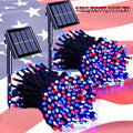 Solar Halloween Decorative Lights - 100 LED 39 Feet Outdoor String Lights with Remote Control and 8 Lighting Modes, IP65 Waterproof, Ideal for Parties, Gardens, Yards, Christmas Trees, Landscape Lighting, Holiday Displays and Festival Illumination