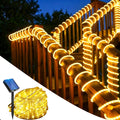 Outdoor Solar Garden String Lights with 100 LED Bulbs, 39 Feet Long, 800mAh Battery, IP44 Protection Rating, Extra-Long Dreamy Light Strings. 8 Lighting Modes for Reliable Use. Ideal for Decorating Your Courtyard, Porch, Trees and Patio.