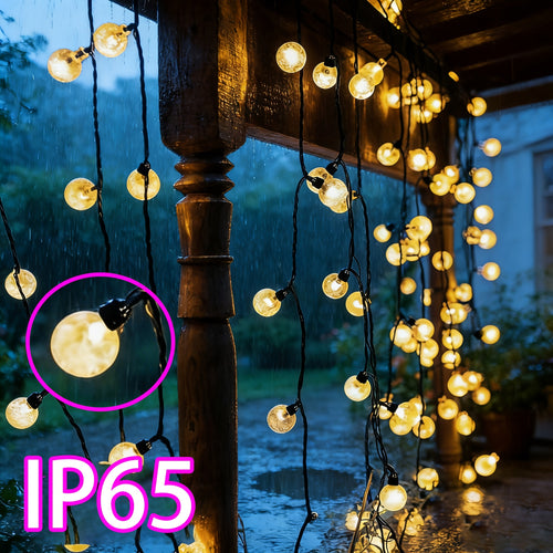100/50/20 LED Outdoor Solar String Lights, 8 Modes Fairy String Lights, Light Sensor On/Off, Approximately 85 Lumens, IP68 Waterproof, Decorative Lighting for Festivals, Suitable for Weddings, Parties, Yards, Gardens, Camping, Cafés and Balls