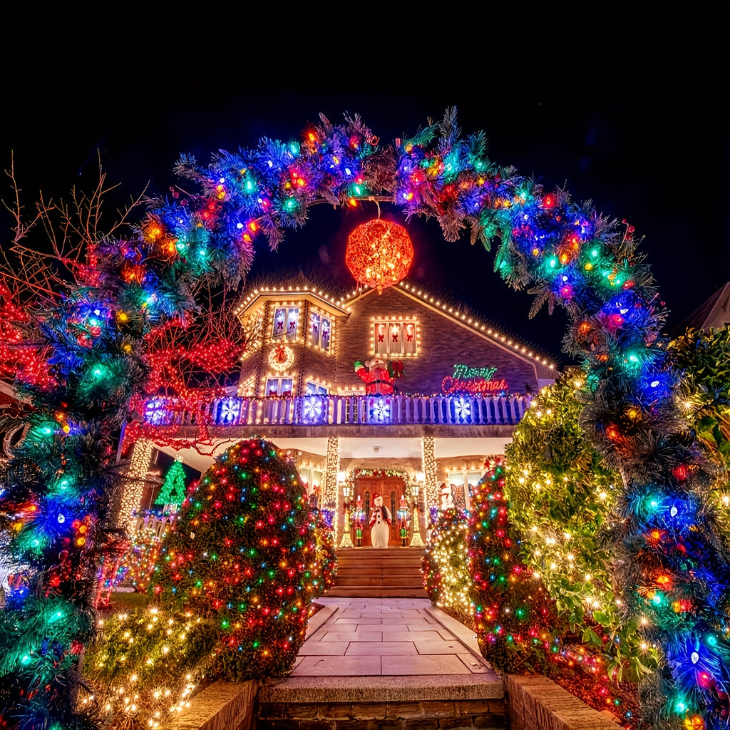 2 Packs 10m Solar Light Strings, LED Light Strings for Independence Day Holiday Decorations, Fairy Lights for Decorating Bedrooms, Eaves and Balconies, Create Atmosphere for Starry Sky Scenes, Courtyards, Gardens and Lawns, IP65